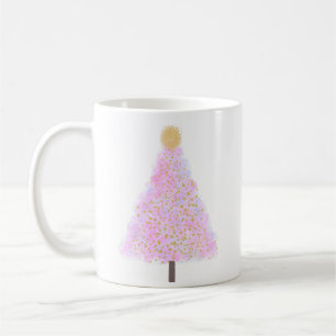 Mug Arbre de Noël rose