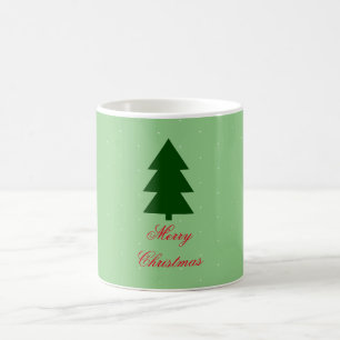 Mug Arbre de Noël vert Joyeux Noël Typographie