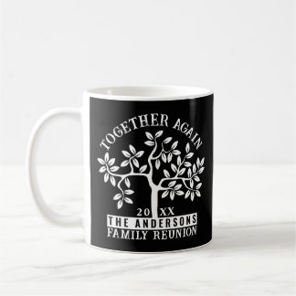 Mug Arbre de réunion de famille, nom et date