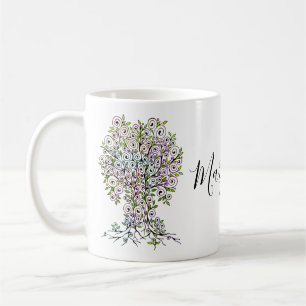 Mug Arbre De Vie - Spirales Fruits Feuille 1