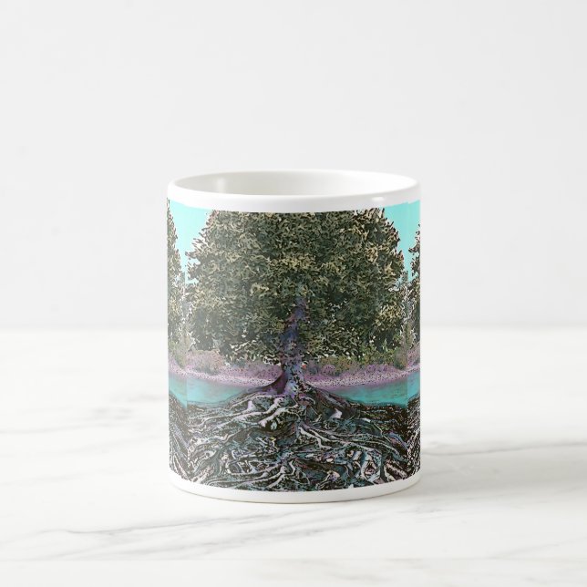 Mug Arbre du bord de lacs life (Centre)