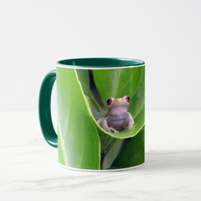 Mug Arbre Grenouille - Choisissez Votre Style ! (Devant gauche)
