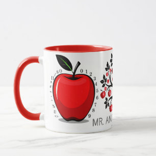 Mug Arbre mathématique Pomme rouge