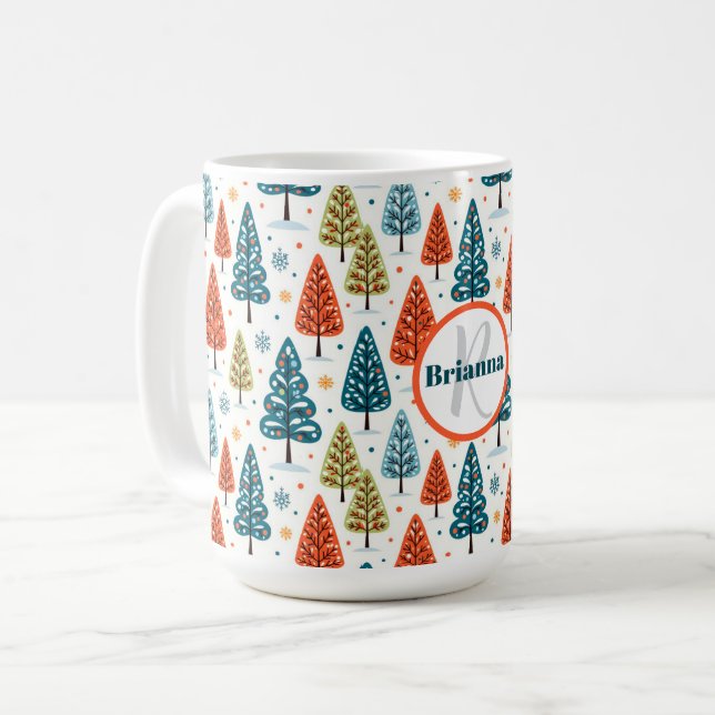 Mug Arbres Colorés (Devant gauche)