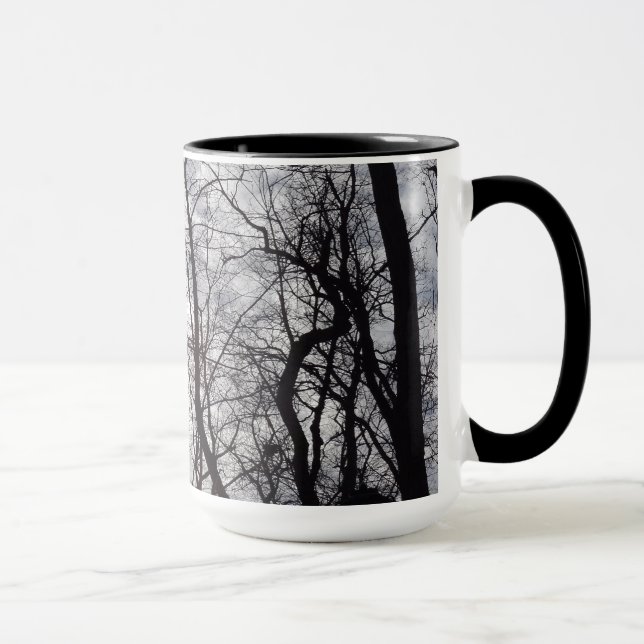 Mug Arbres de Central Park en hiver (Droite)