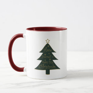 Mug Arbres de Noël en pin frais de ferme moderne décor