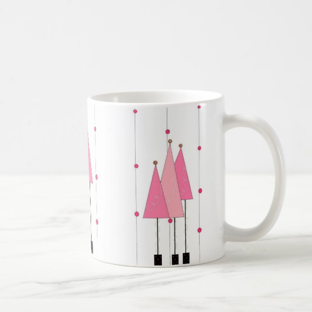 Mug Arbres lunaires roses (Droite)