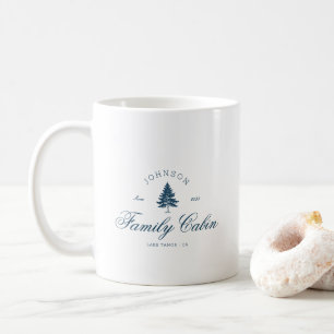 Mug Arbres Rustiques Modernes Famille Cabane Équipage 