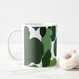Mug Arbres verts Motif de forêt tropicale tropicale mo