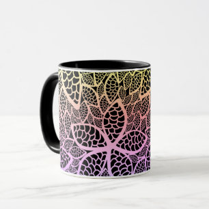 Mug Arc arc-en-ciel fleuri