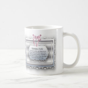 Mug Arc de perles de citation d'inspiration de bible