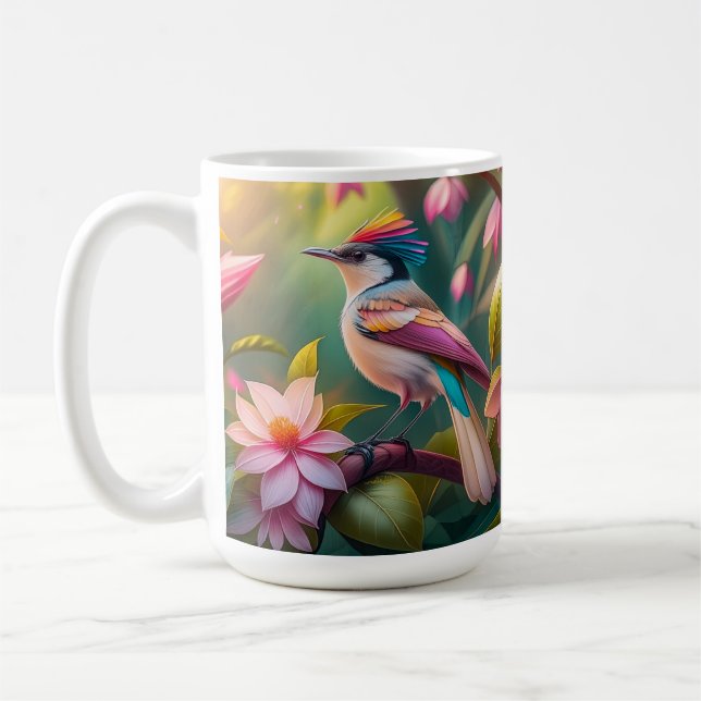 Mug Arc en arc-en-ciel Jay Imaginaire Bird (Gauche)