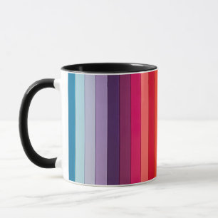 Mug Arc-en-ciel à bandes multiples