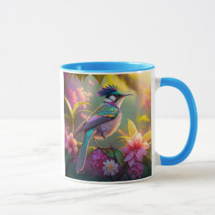 Mug Arc-en-ciel bleu à ailes Imaginaire de Sunbird