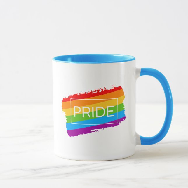 Mug Arc-en-ciel de la Fierté de Bruxelles (Droite)