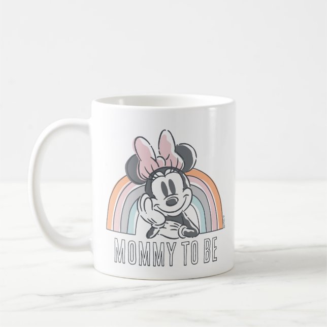 Mug Arc-en-ciel de Minnie Mouse | Maman à être (Gauche)