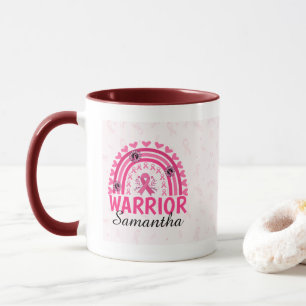 Mug Arc-en-ciel Guerrier du cancer du sein