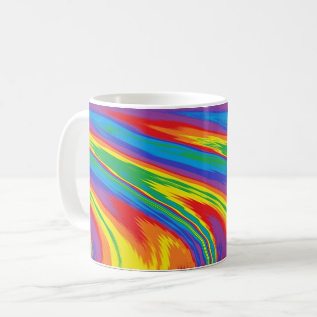 Mug Arc en ciel infini (Devant gauche)