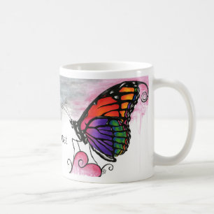 Mug Arc en ciel Monarque papillon Imaginaire original 