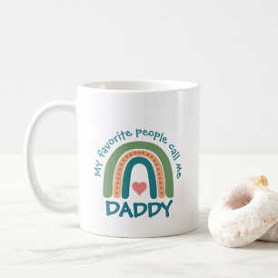 Mug Arc En Ciel Pour Papa Des Enfants