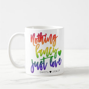 Mug Arc en ciel Rien de fantaisie Juste l'amour   MARI