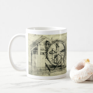 Mug Arc-en-tête propulsé de Léonard de Vinci