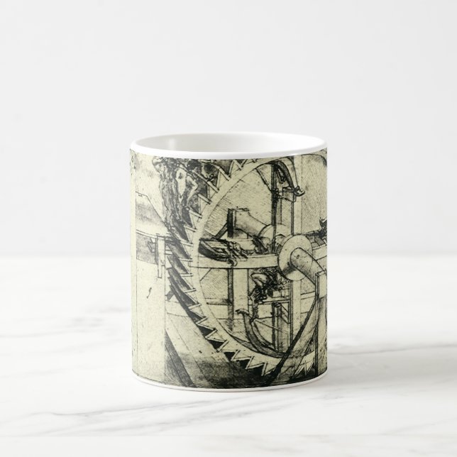 Mug Arc-en-tête propulsé de Léonard de Vinci (Centre)