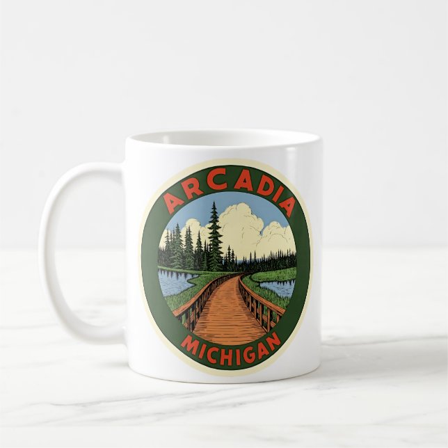 Mug Arcadia Michigan Vintage (Gauche)