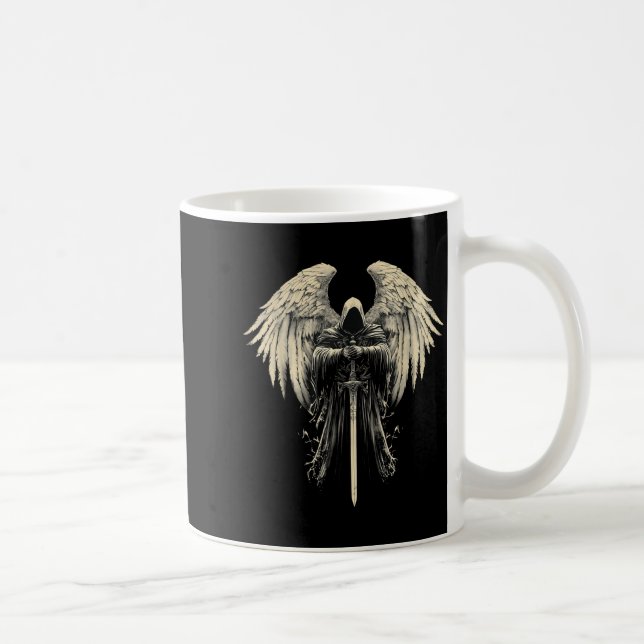 Mug Archangel Gabriel Christian Angel Catholic Warrior (Droite)