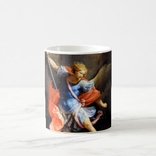 Mug Archangel Michael piétine Satan, Guido Reni