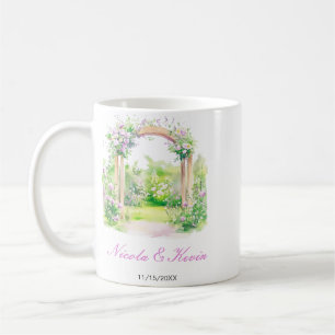 Mug Arche de mariage florale de printemps