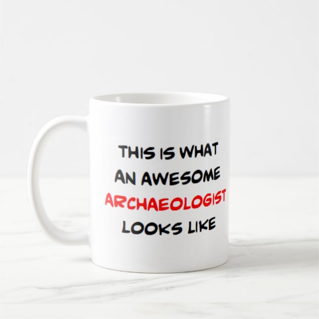 Mug archéologue, génial (Gauche)