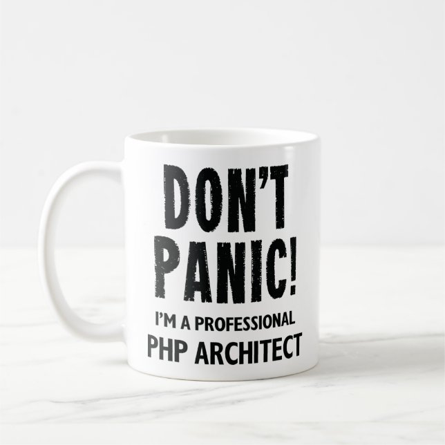 Mug Architecte PHP (Gauche)