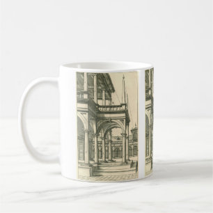 Mug Architecture vintage, Cour romaine avec Colonnes