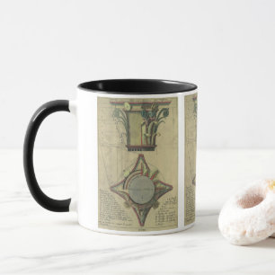 Mug Architecture vintage, Couronne de capital décorati