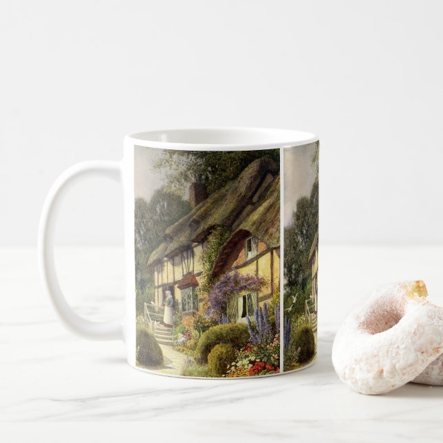 Mug Architecture vintage, Maison de campagne (Avec donut)