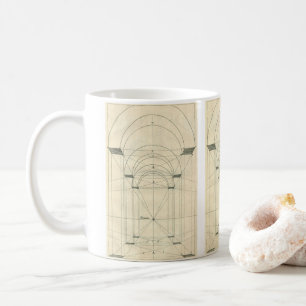 Mug Architecture vintage, perspective d'arc de la Rena