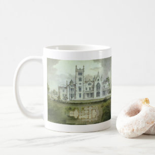 Mug Architecture vintage, Plan Château Français