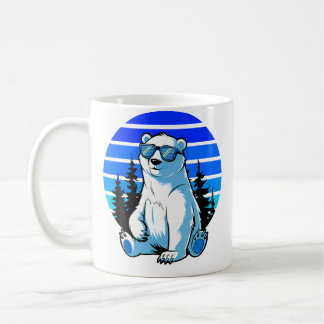 Mug Arctic Animal Polar Bear Lover Cool Sunglasses Pol