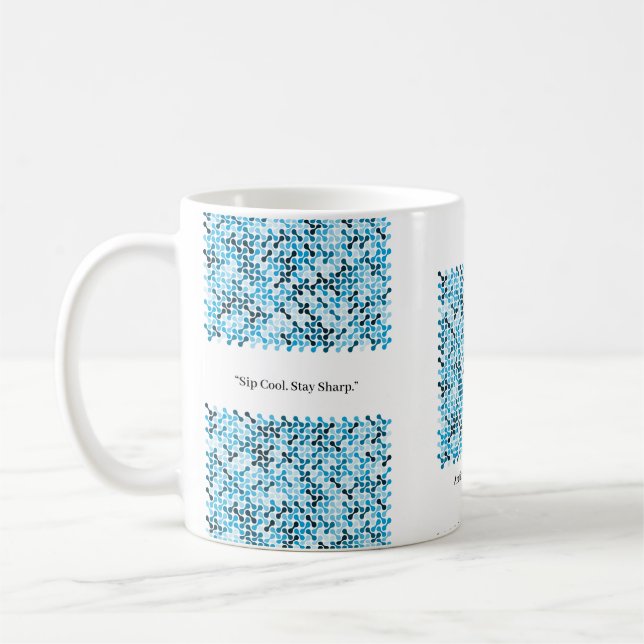 Mug Arctic Flow – Rythme Bleu (Gauche)