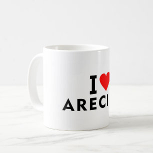 Mug Arecibo Porto Rico ville d'amour cœur comme voyage