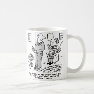 Mug Argent que nous avons retiré - la banque veut l'em
