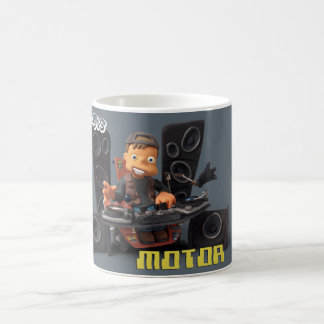 Mug Argile Kids - il Effiloche Moteur gris