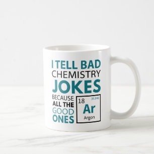 Mug Argon, blagues sur la chimie