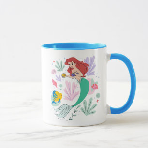 Mug Ariel & Flounder’s Undersea Shell-abration !