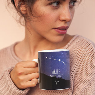 Mug Aries Constellation Zodiaque personnalisée