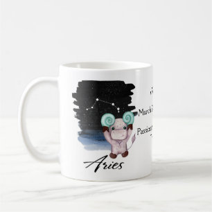 Mug Aries - Ram - Starsign - Zodiac - Horoscope