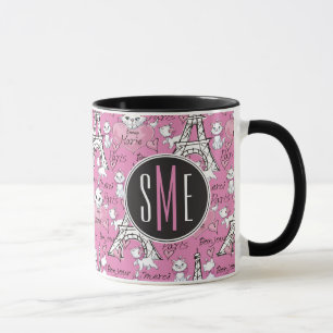 Mug Aristocats   Monogram Marie Paris Motif