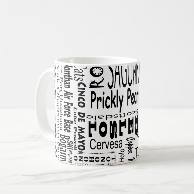 Mug Arizona Buzz Mots (Devant gauche)