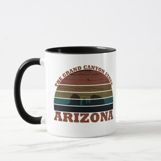 Mug Arizona sedona Grand canyon paysage rétro (Gauche)